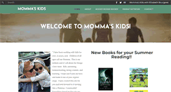 Desktop Screenshot of mommaskids.com